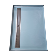 Load image into Gallery viewer, Tile Over Tray 1200 x 900 Rear Outlet Channel Tile Grate