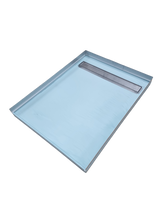 Load image into Gallery viewer, Tile Over Tray 900 x 1200 Rear Outlet Channel Tile Grate